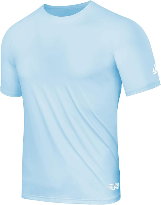 AMZSPORT Men's UPF 50+ Rash Guard Shirt