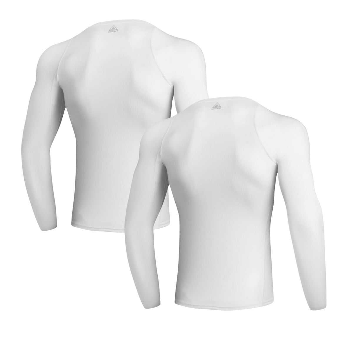 AMZSPORT Men's Long Sleeve Compression Shirt, Quick-Dry