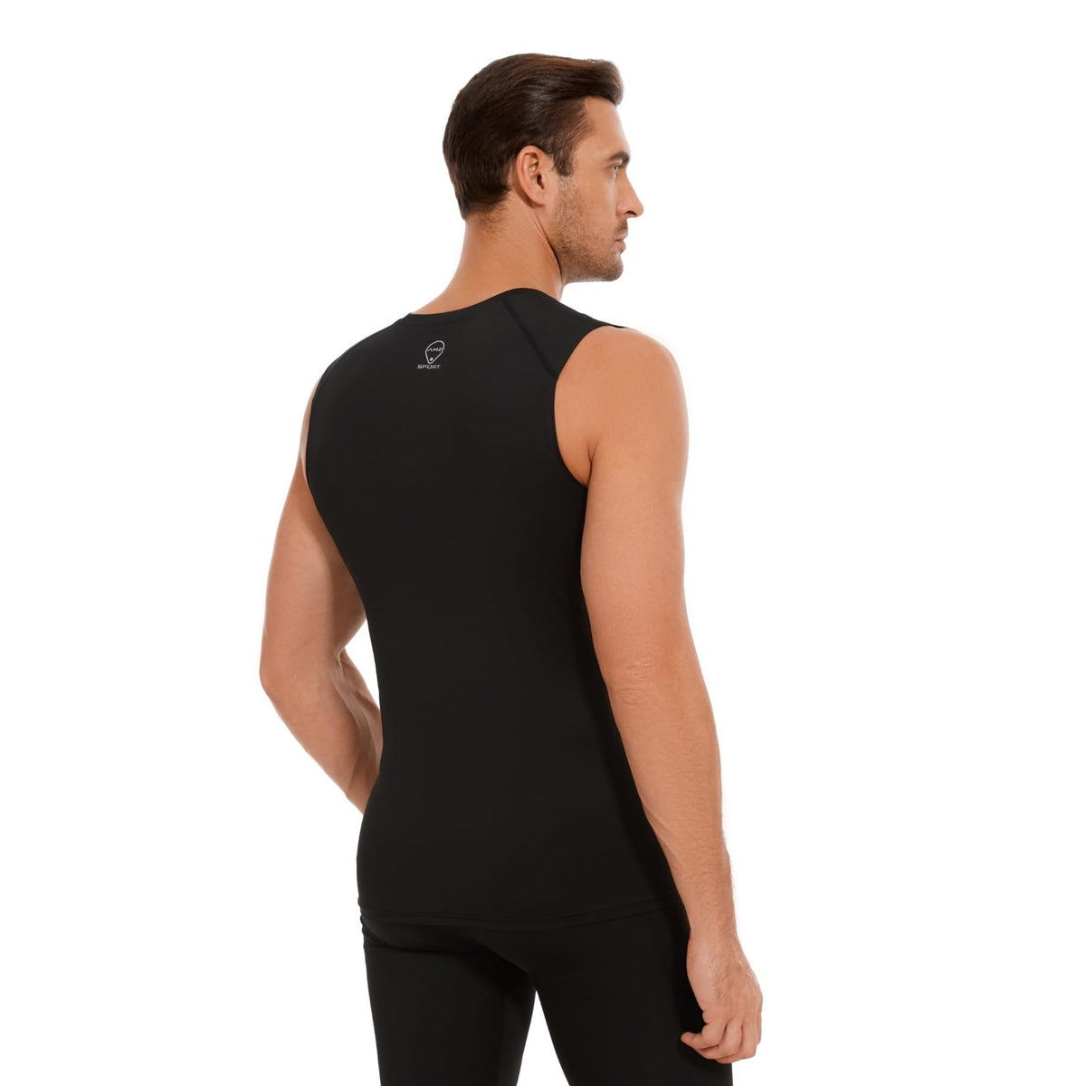 AMZSPORT Men's 5-Pack Sleeveless Compression Tank Top Gym Running