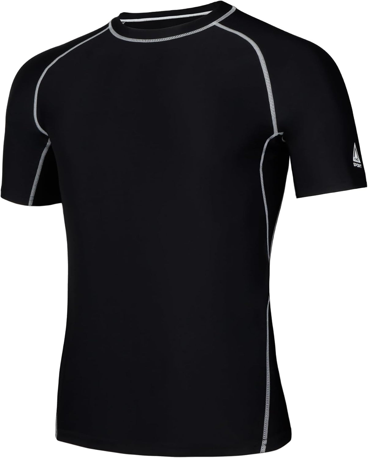 AMZSPORT Men's Rash Guard Shirt, UPF 50+ UV Protection