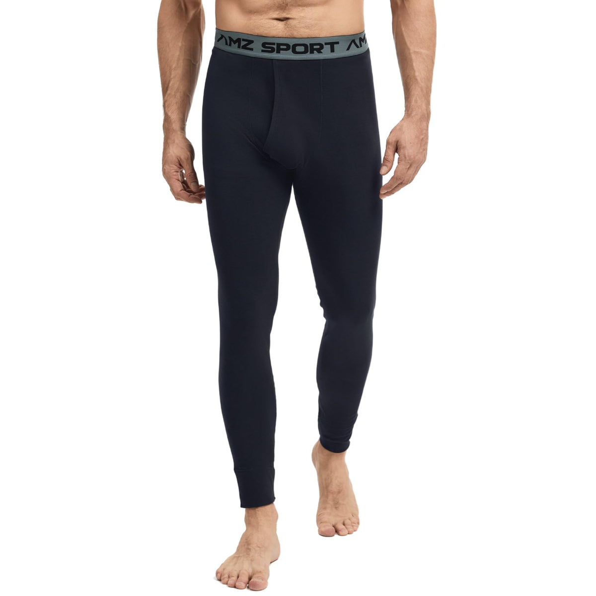 AMZSPORT Men's Thermal Underwear Long Johns Winter Base Layer Pants