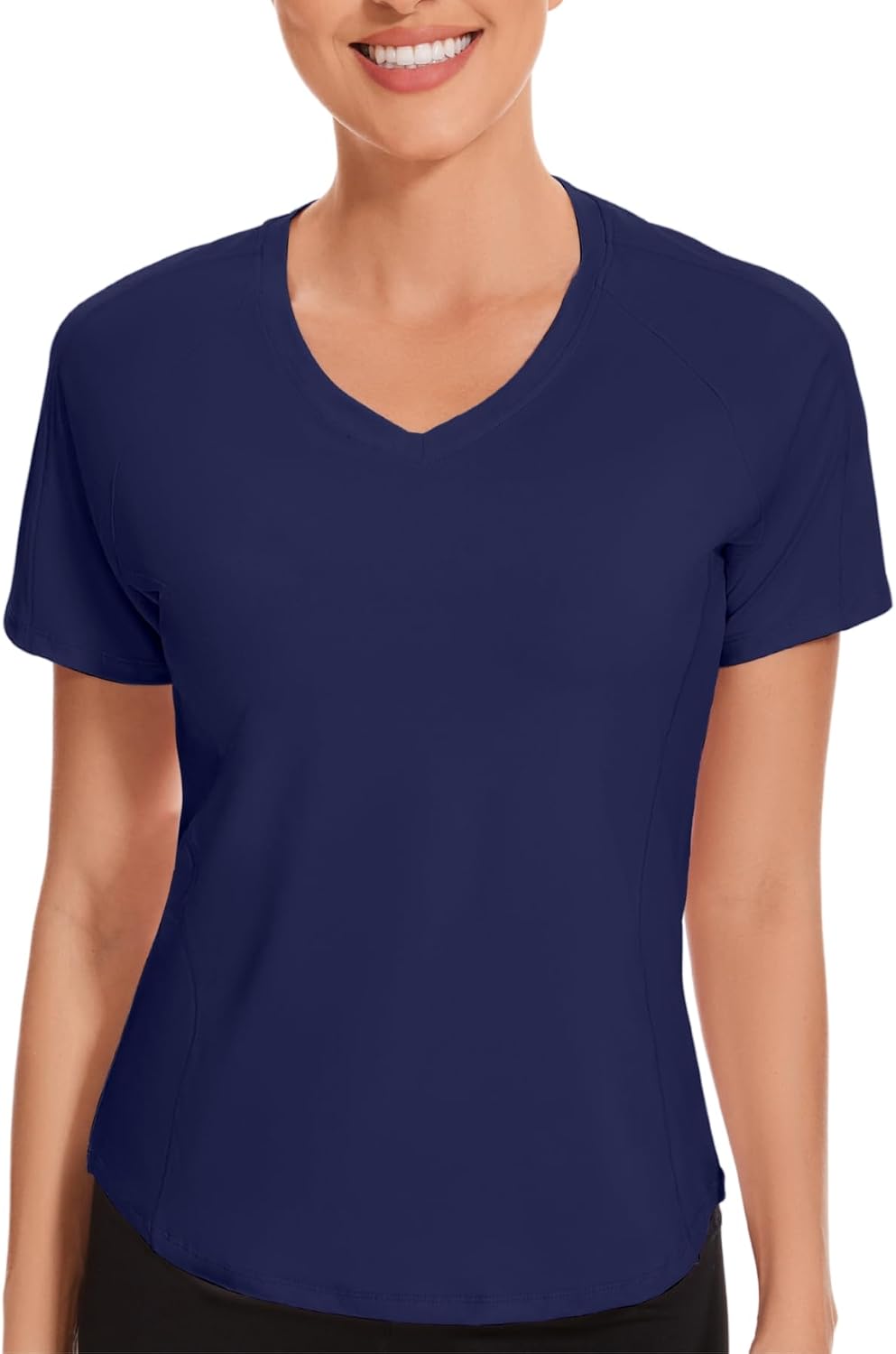 AMZSPORT Women's Short Sleeve Sport T-Shirt Breathable Running Top