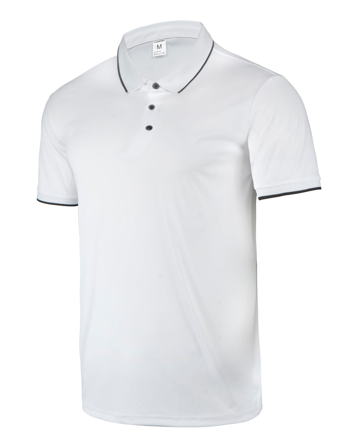 AMZSPORT Men's Short Sleeve Polo Shirt For Golf,Business Or Casual