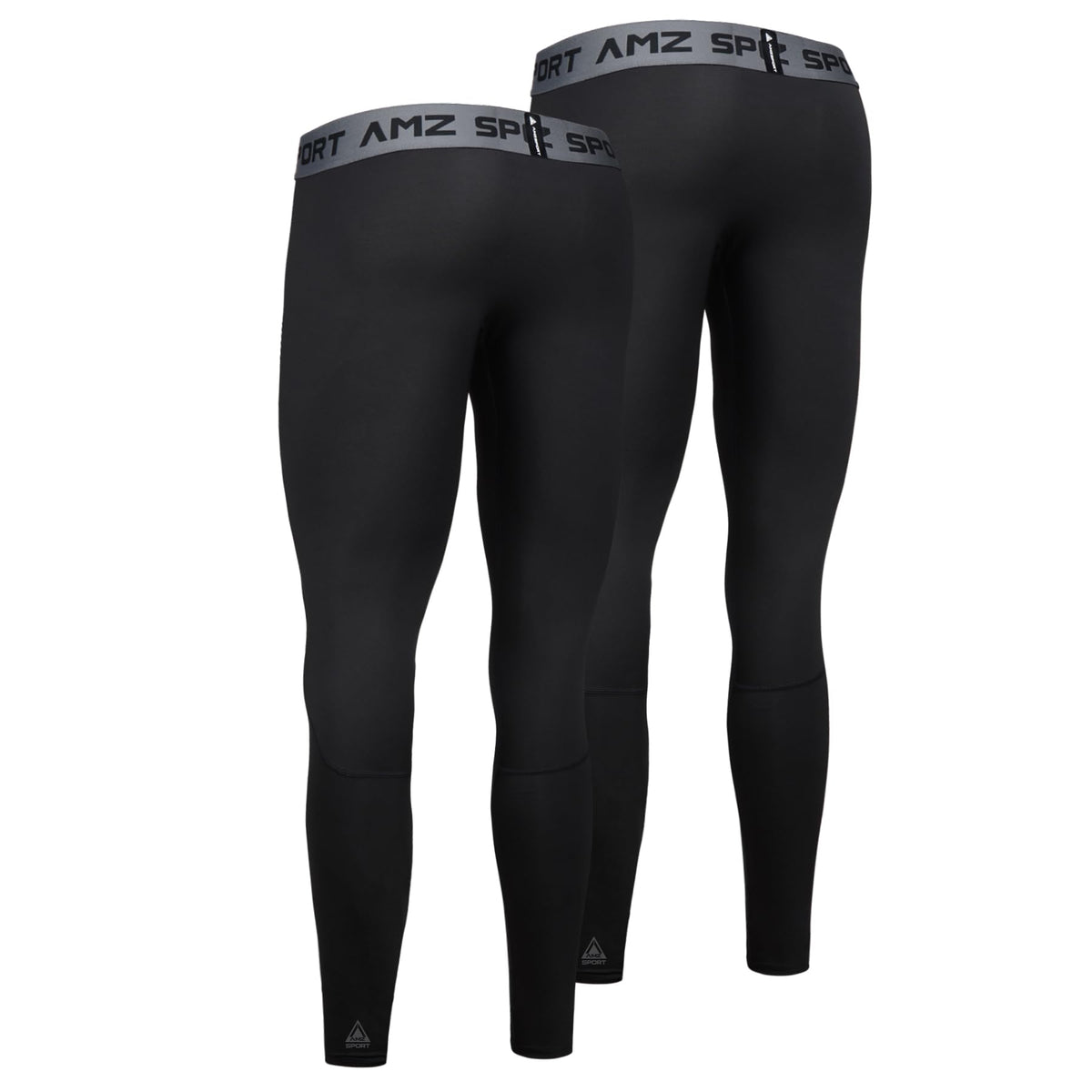 AMZSPORT Men's 2-Pack Compression Leggings