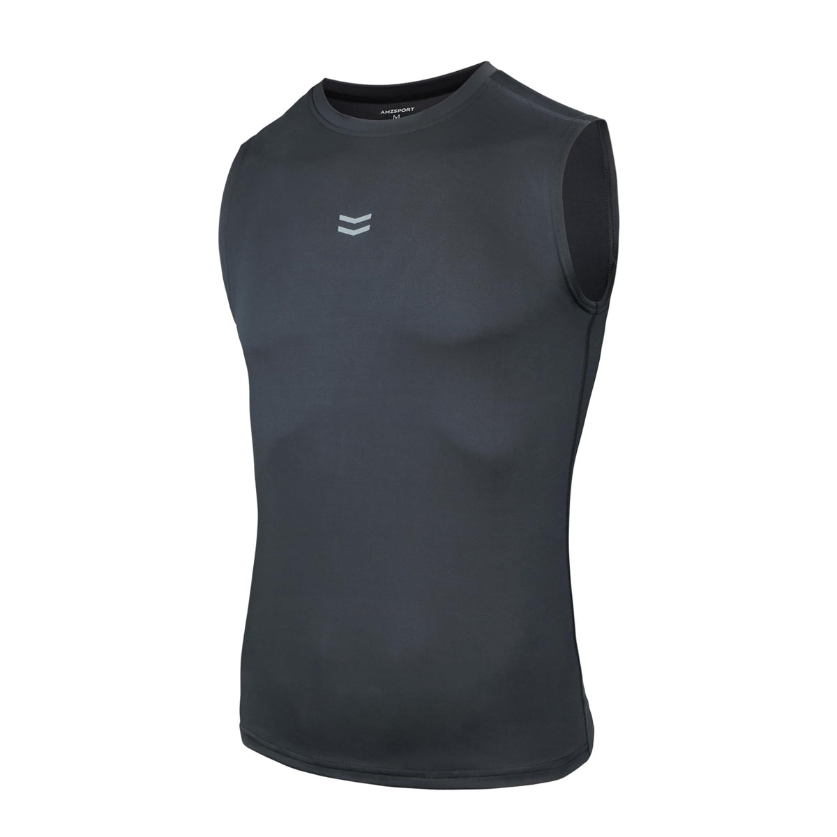 AMZSPORT Men's Compression Sleeveless Shirt, Sports Tank Top
