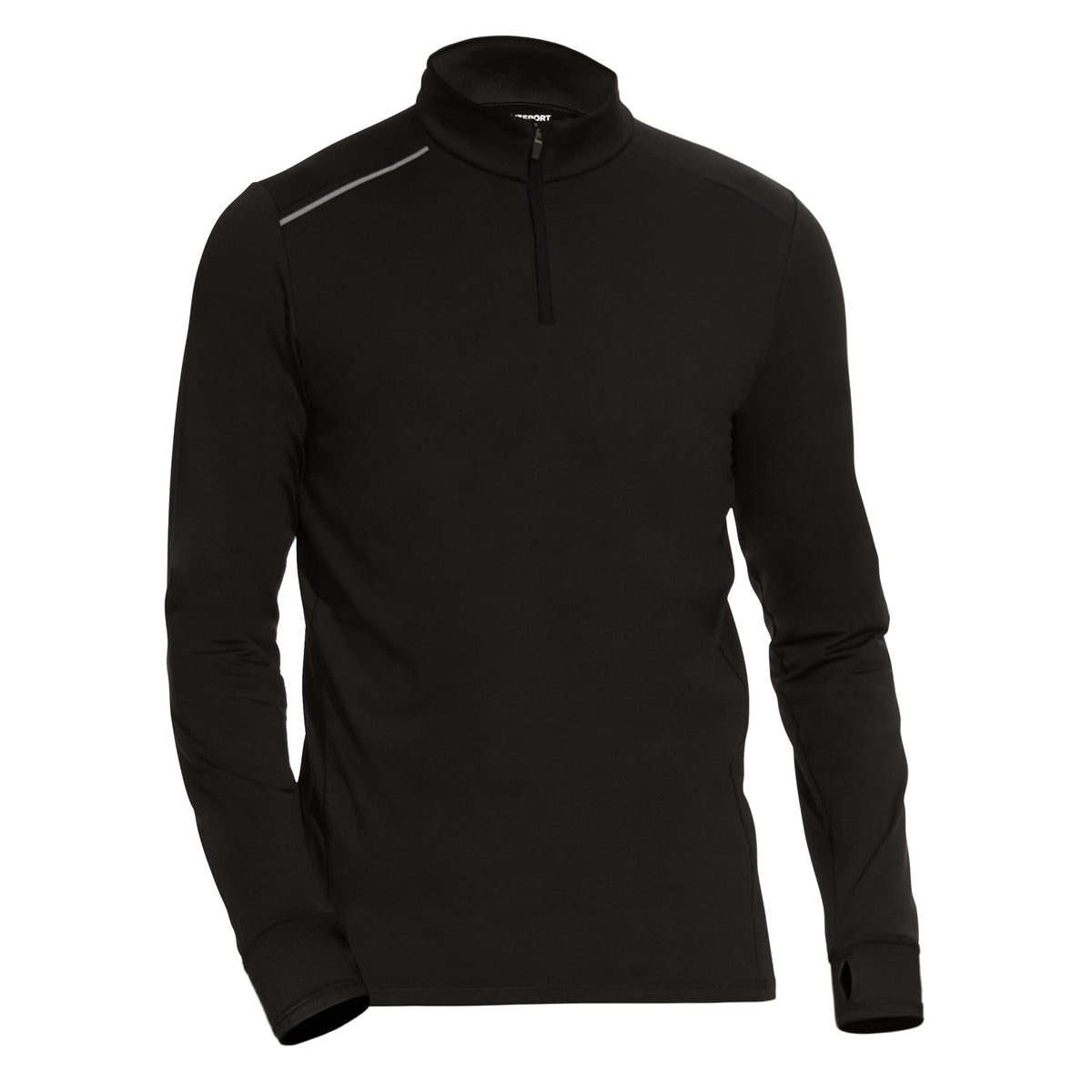 AMZSPORT Men's 1/4 Zip Long Sleeve Running & Training Shirt