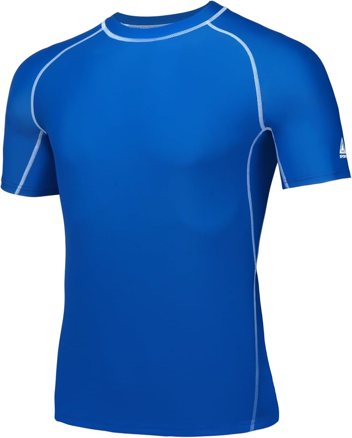 AMZSPORT Men's Rash Guard Shirt, UPF 50+ UV Protection