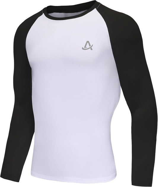 AMZSPORT Men's Long Sleeve Compression Shirt