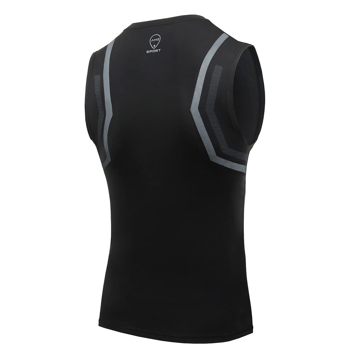 AMZSPORT Men's Compression Sleeveless Shirt, Sports Tank Top