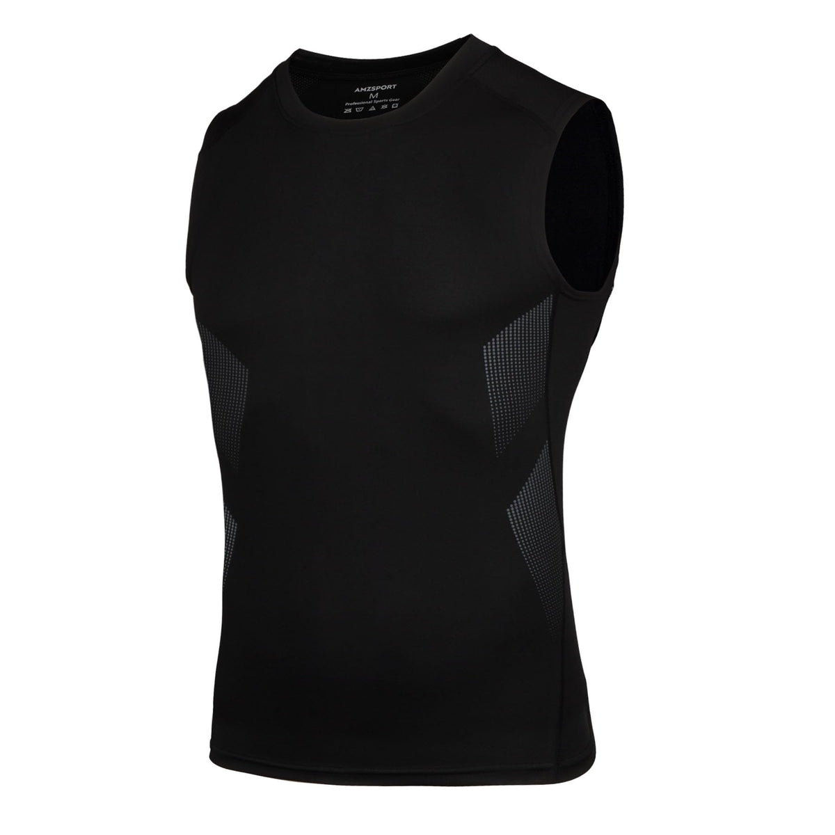 AMZSPORT Men's Sleeveless Compression Tank Top, Breathable