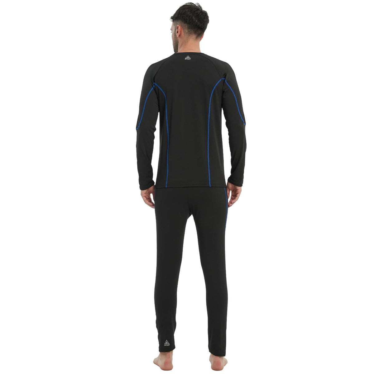 AMZSPORT Men's Warm Thermal Underwear Set, Base Layer