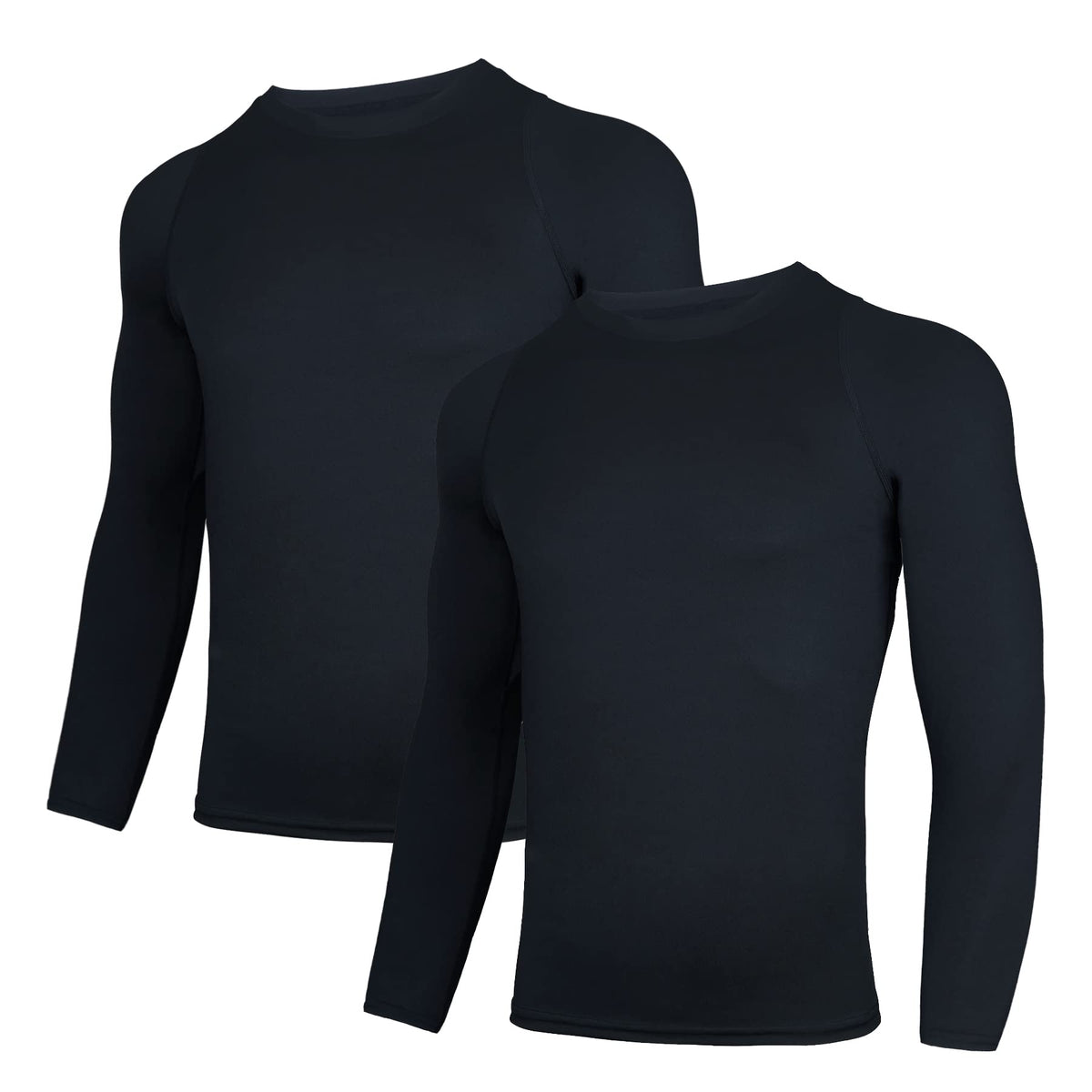 AMZSPORT Men's Long Sleeve Compression Shirt, Quick-Dry