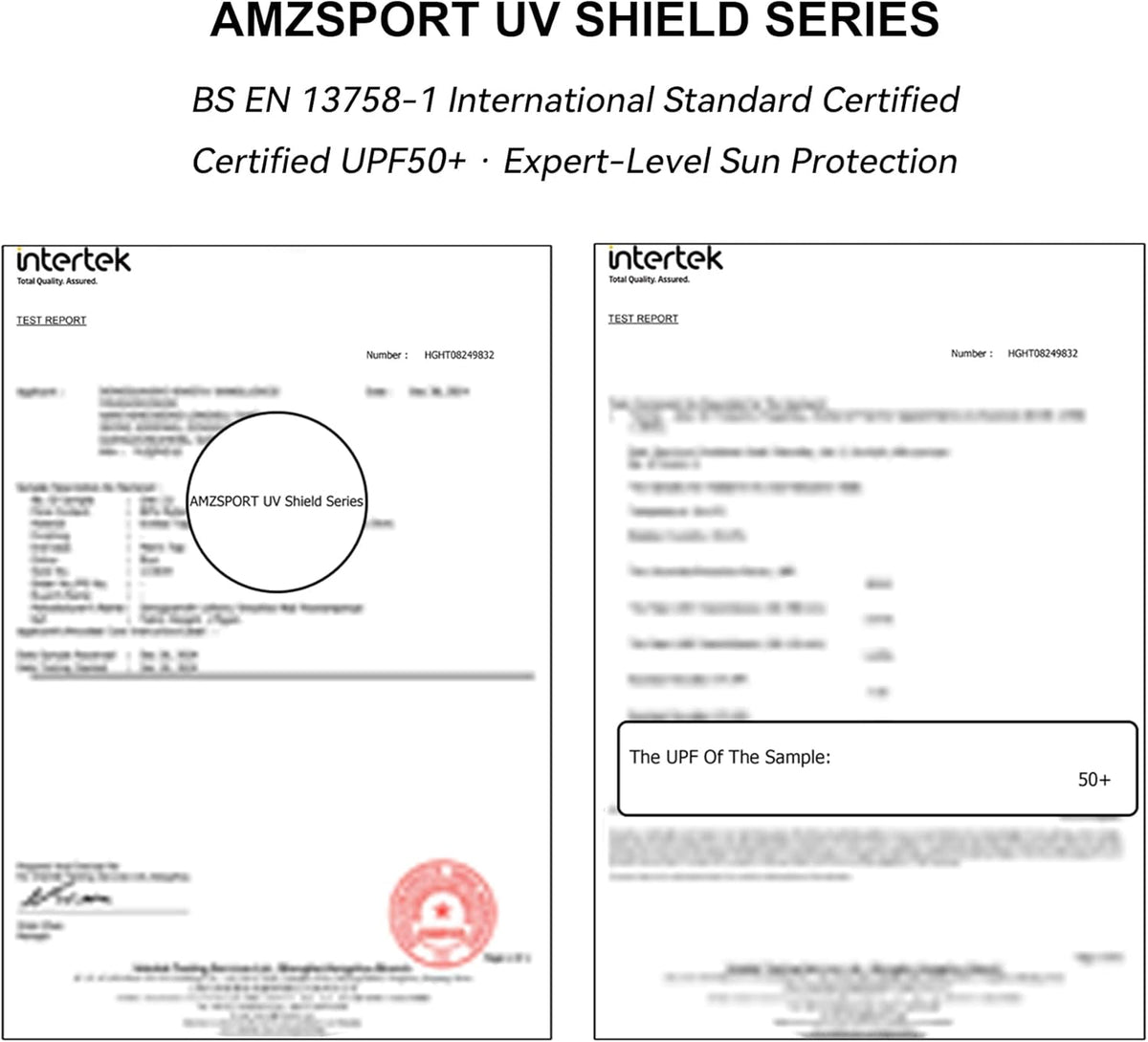 AMZSPORT Men's UPF 50+ UV Protection Hoodie with Thumb Holes, Fishing