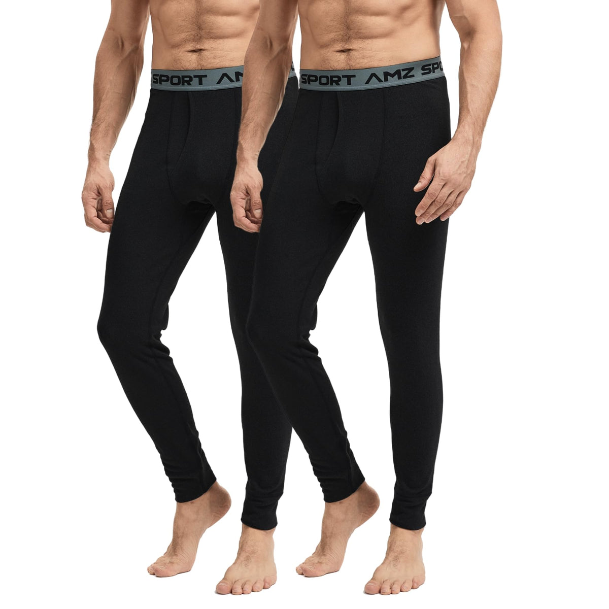 AMZSPORT Men's Thermal Underwear Long Johns Winter Base Layer Pants
