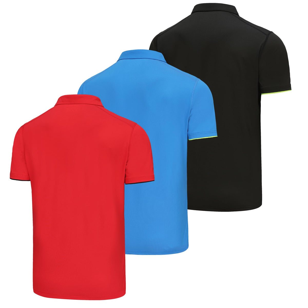 AMZSPORT 3 Pack MEN Poloshirt Basic  Polo T Shirt Slim Fit Golf