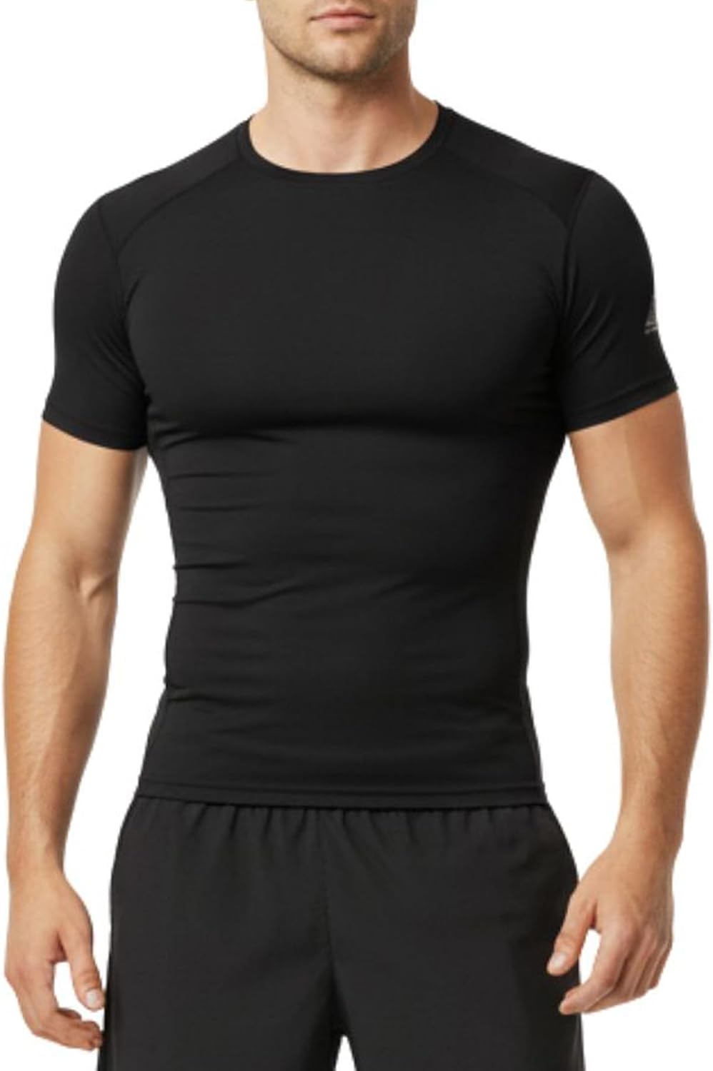 AMZSPORT Men's Short Sleeve Compression Shirt, Cool Dry Running Top