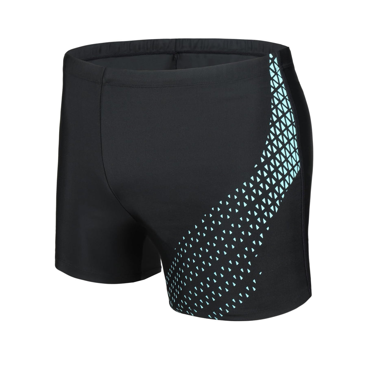 AMZSPORT Men's Tight-Fit Swim Trunks, Water Sports Swimwear