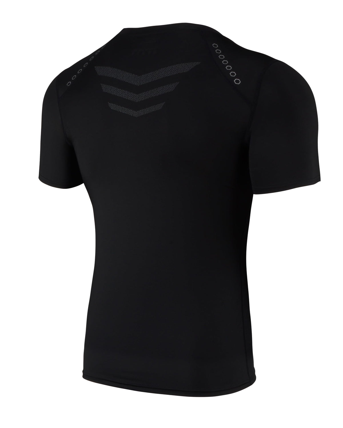 AMZSPORT Men's Short Sleeve Compression Shirt Quick-Dry Running