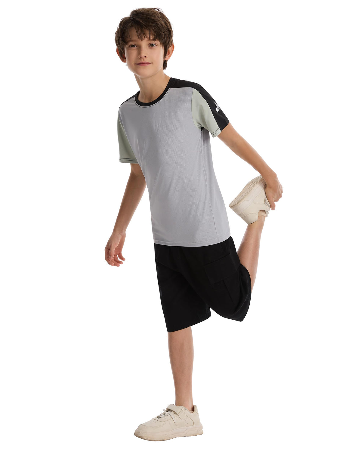 AMZSPORT Kids Unisex Short Sleeve Sports T-Shirt For Football Training