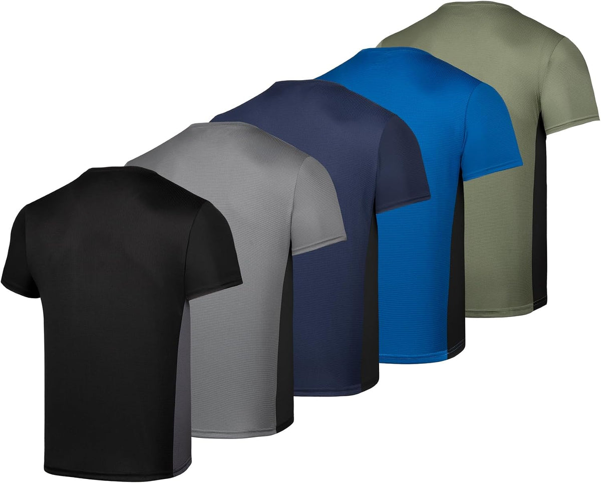 AMZSPORT Men's Lightweight Breathable Short Sleeve Running T-Shirt