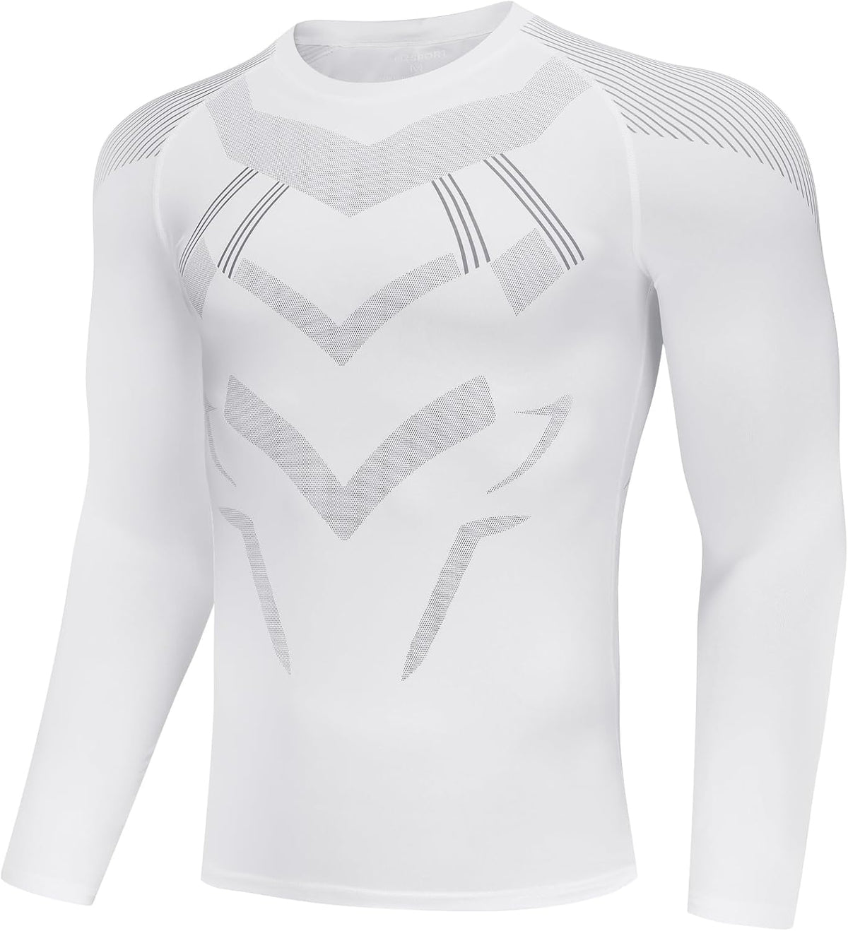 AMZSPORT Men's Long Sleeve Compression Shirt