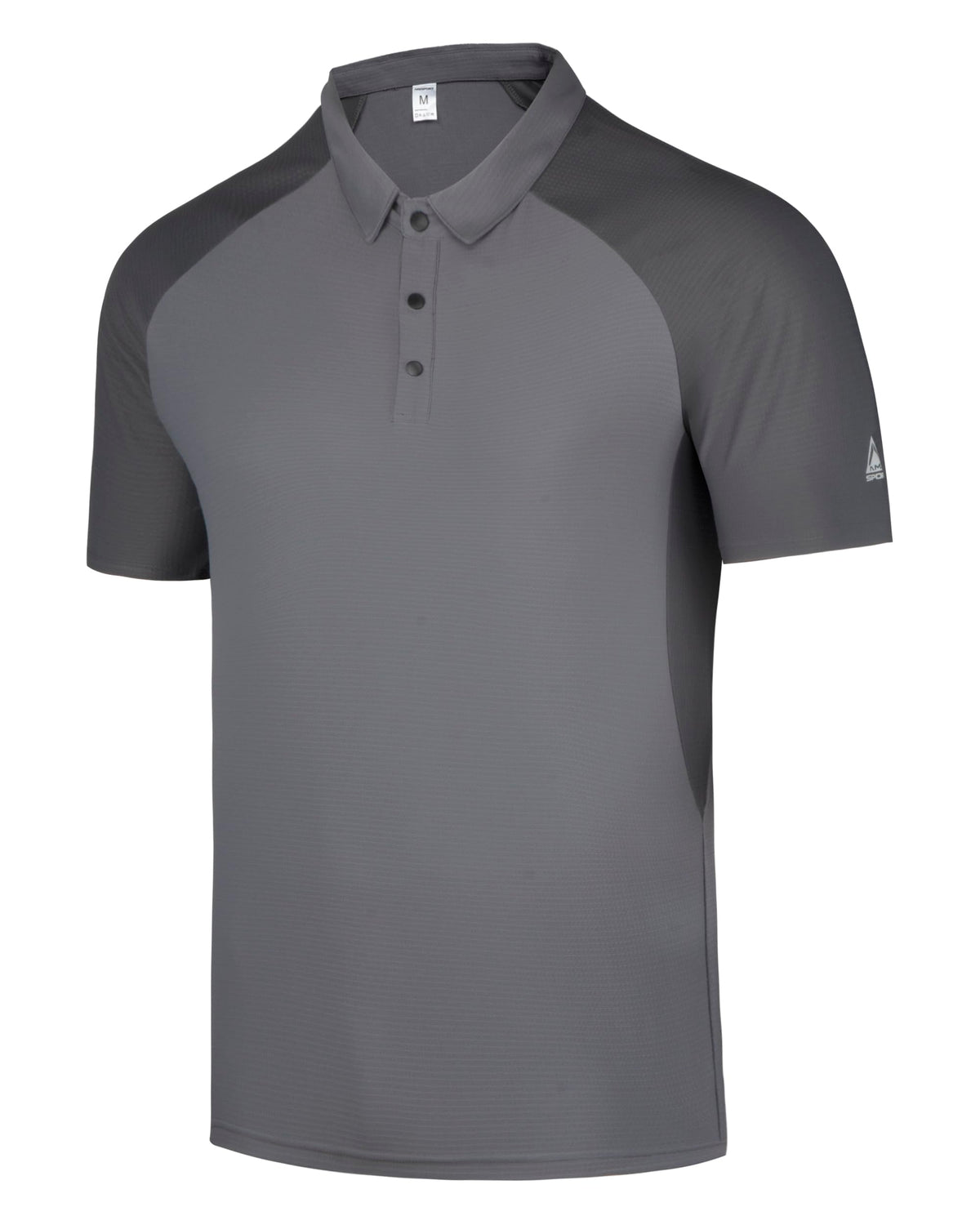 AMZSPORT Men's Short Sleeve Golf Polo Shirt For Tennis Sport