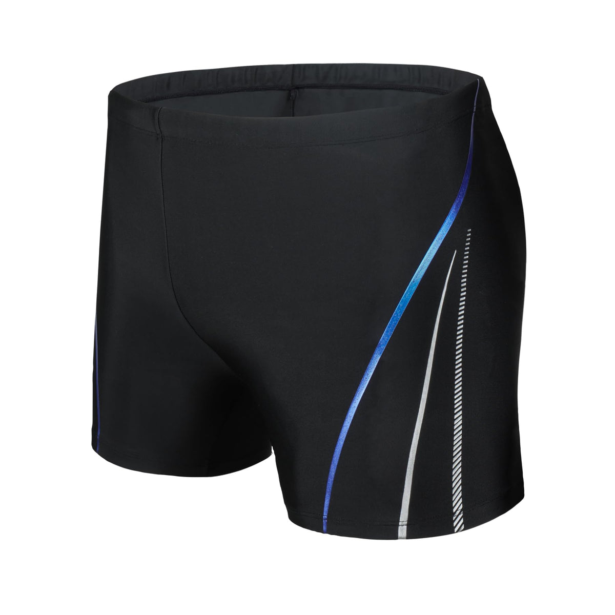 AMZSPORT Men's Tight-Fit Swim Trunks, Water Sports Swimwear