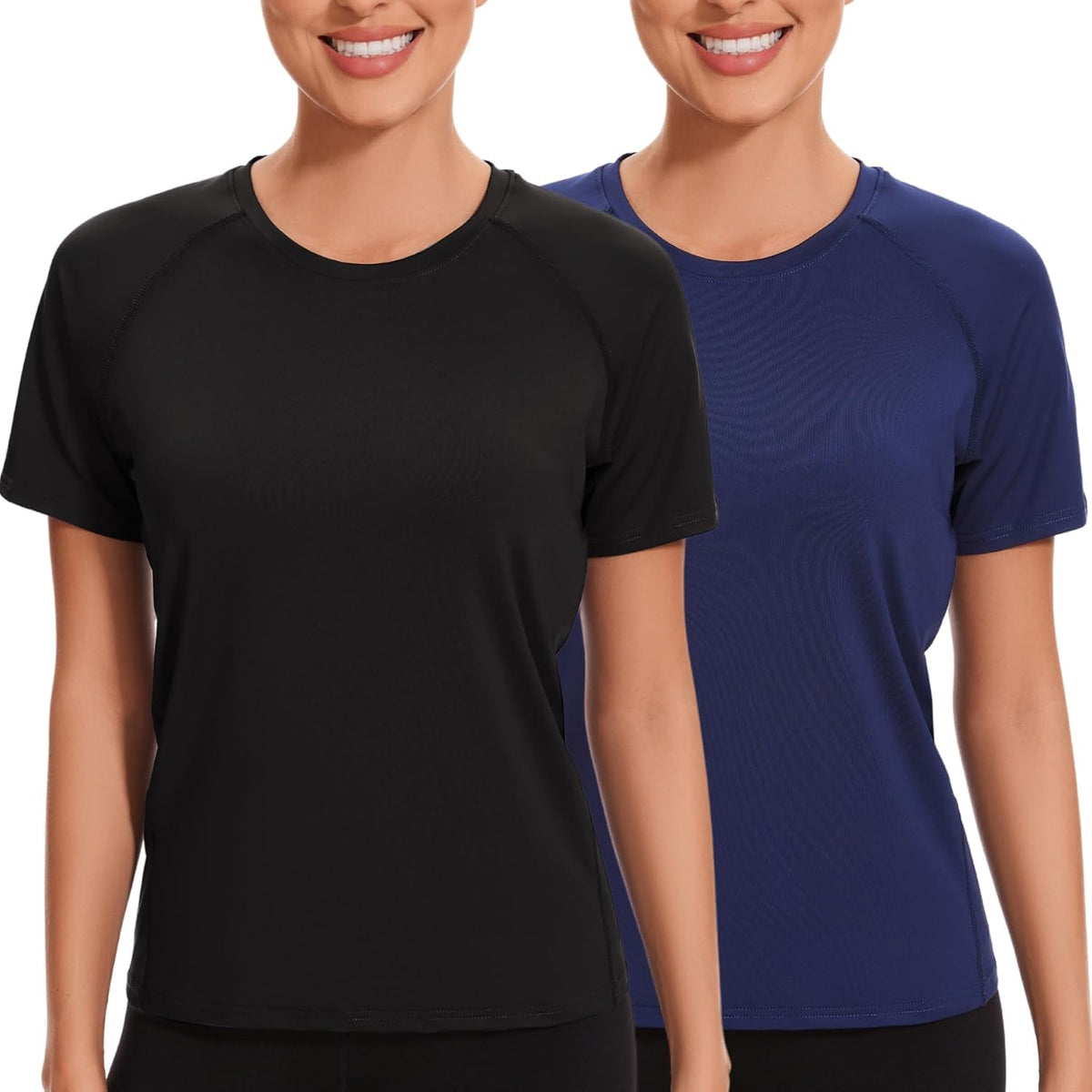 AMZSPORT Women's Short Sleeve Sport T-Shirt Breathable Running Top