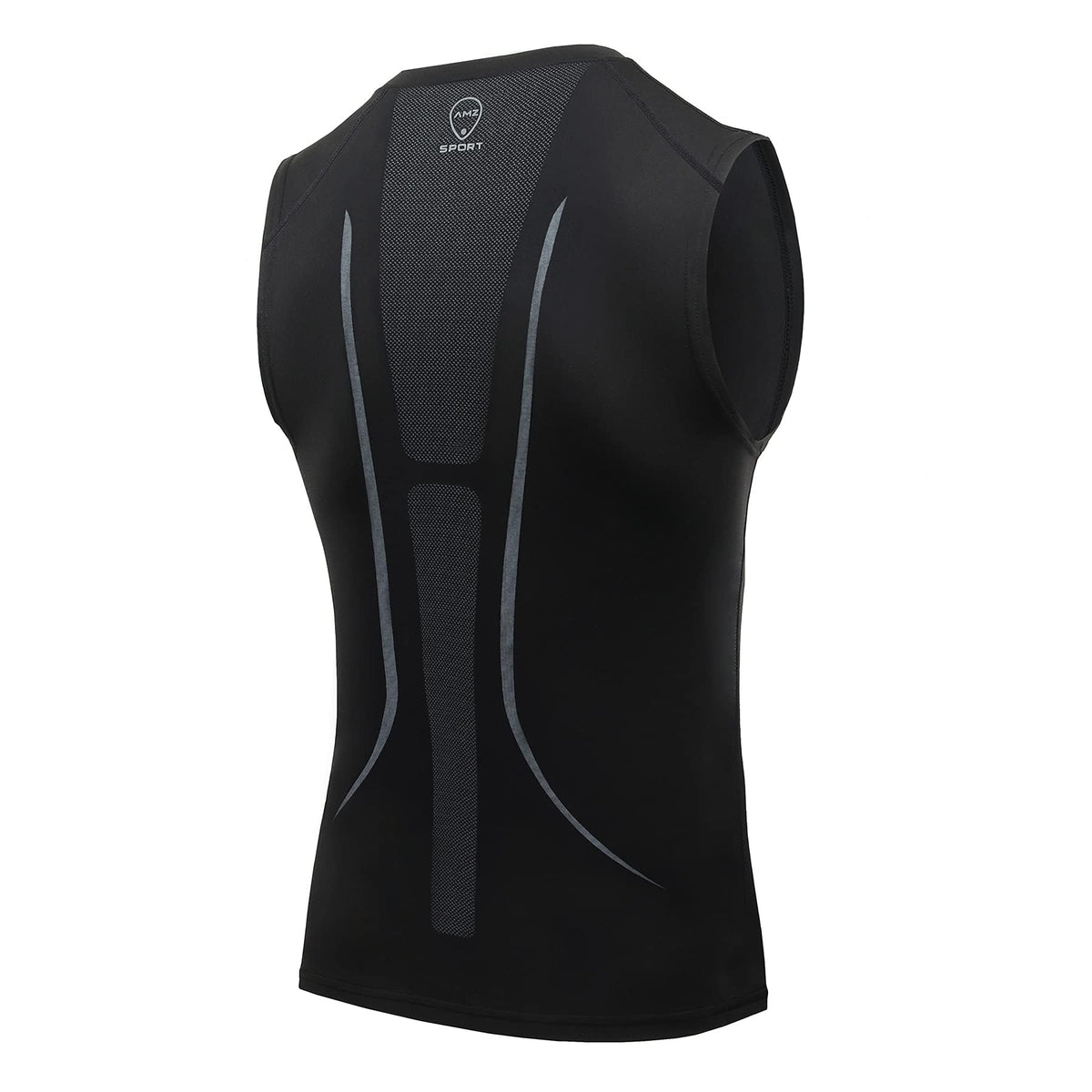 AMZSPORT Men's Compression Sleeveless Shirt, Sports Tank Top
