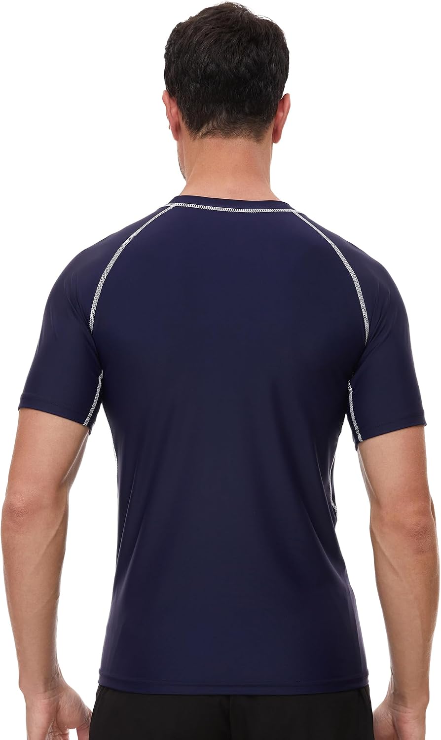 AMZSPORT Men's Rash Guard Shirt, UPF 50+ UV Protection