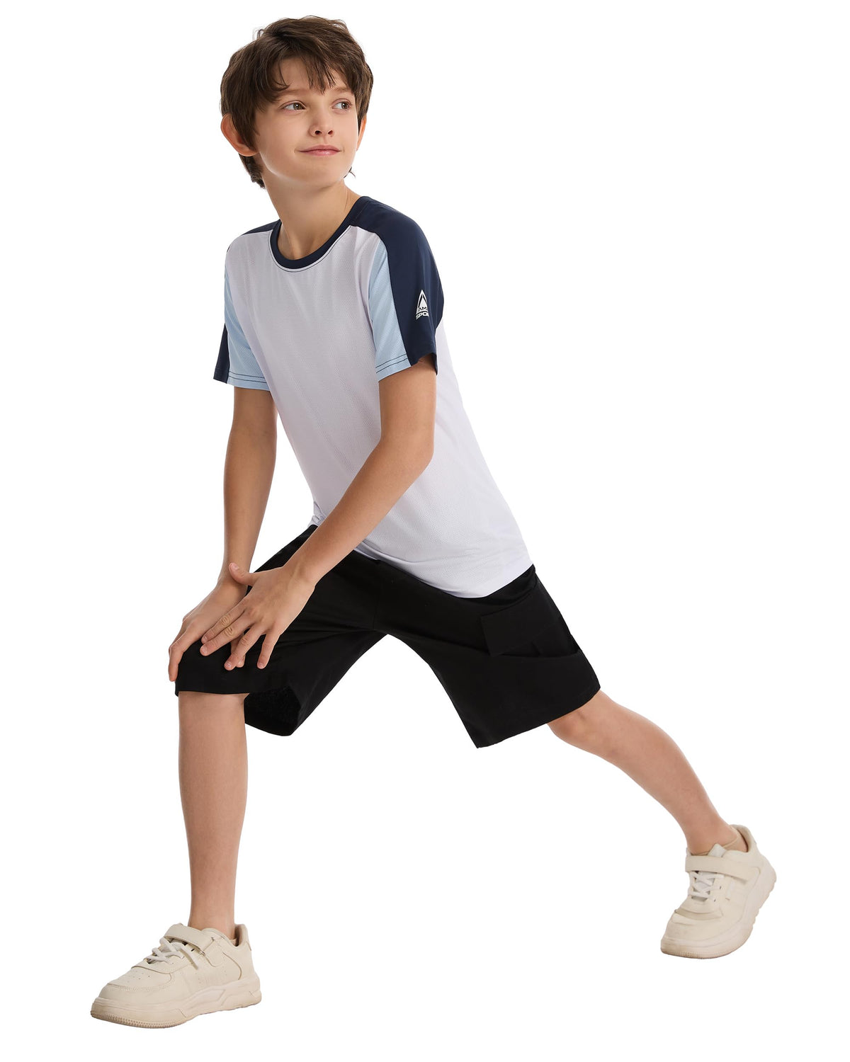 AMZSPORT Kids Unisex Short Sleeve Sports T-Shirt For Football Training