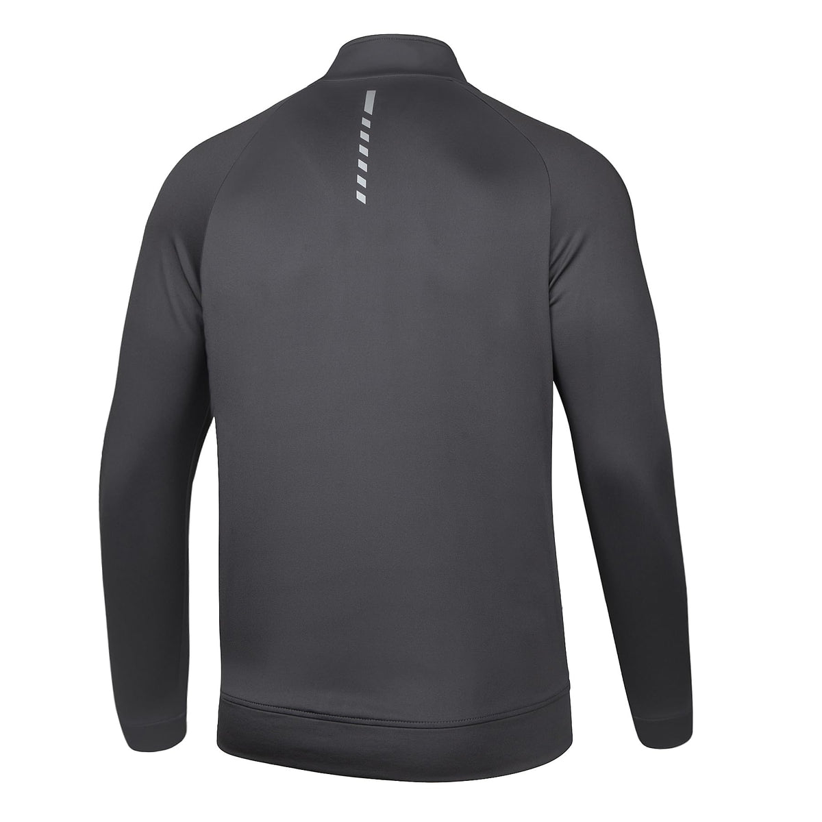 AMZSPORT Men's Microfleece Running Jacket with Zip Pockets