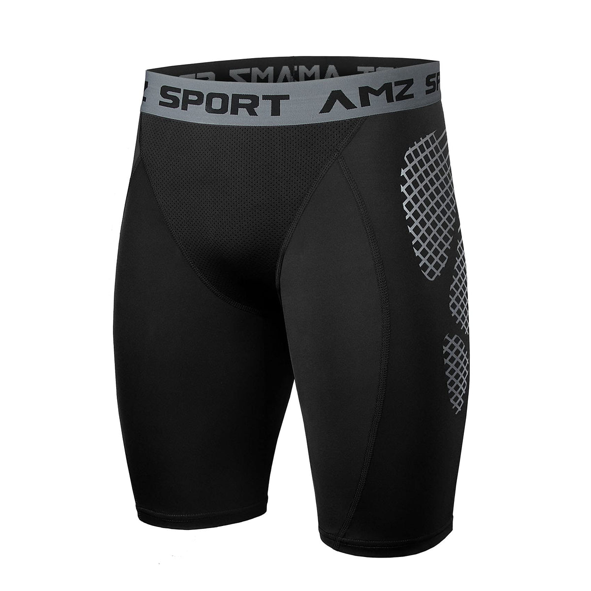 AMZSPORT Men's Breathable Compression Shorts