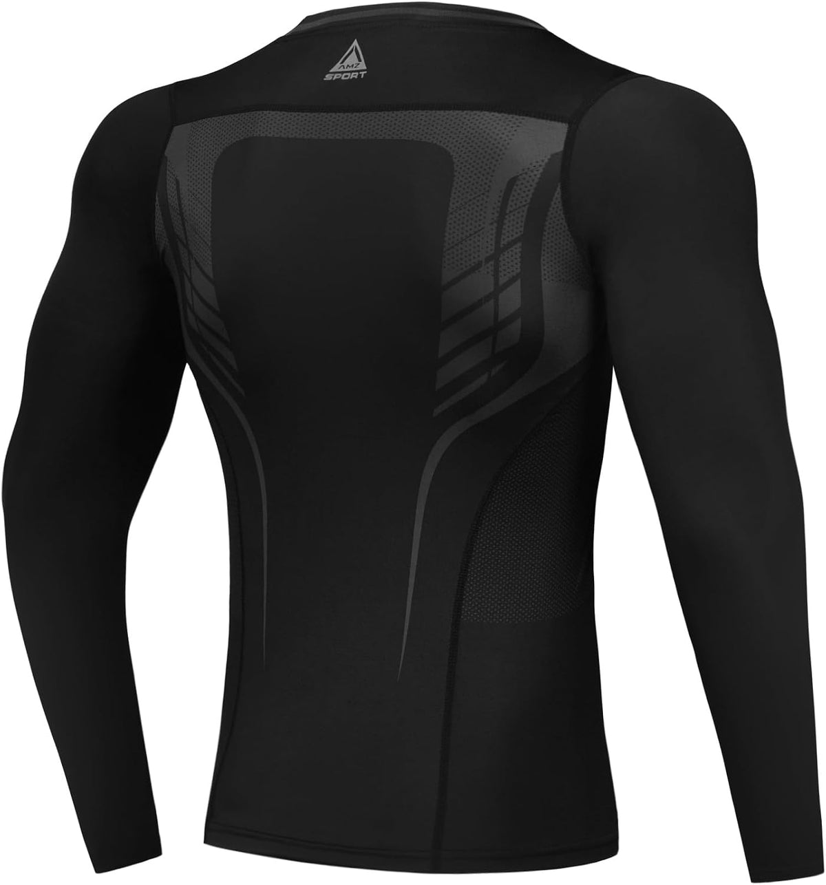 AMZSPORT Men's Long Sleeve Compression Shirt