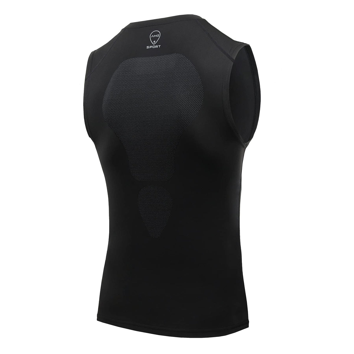 AMZSPORT Men's Compression Sleeveless Shirt, Sports Tank Top