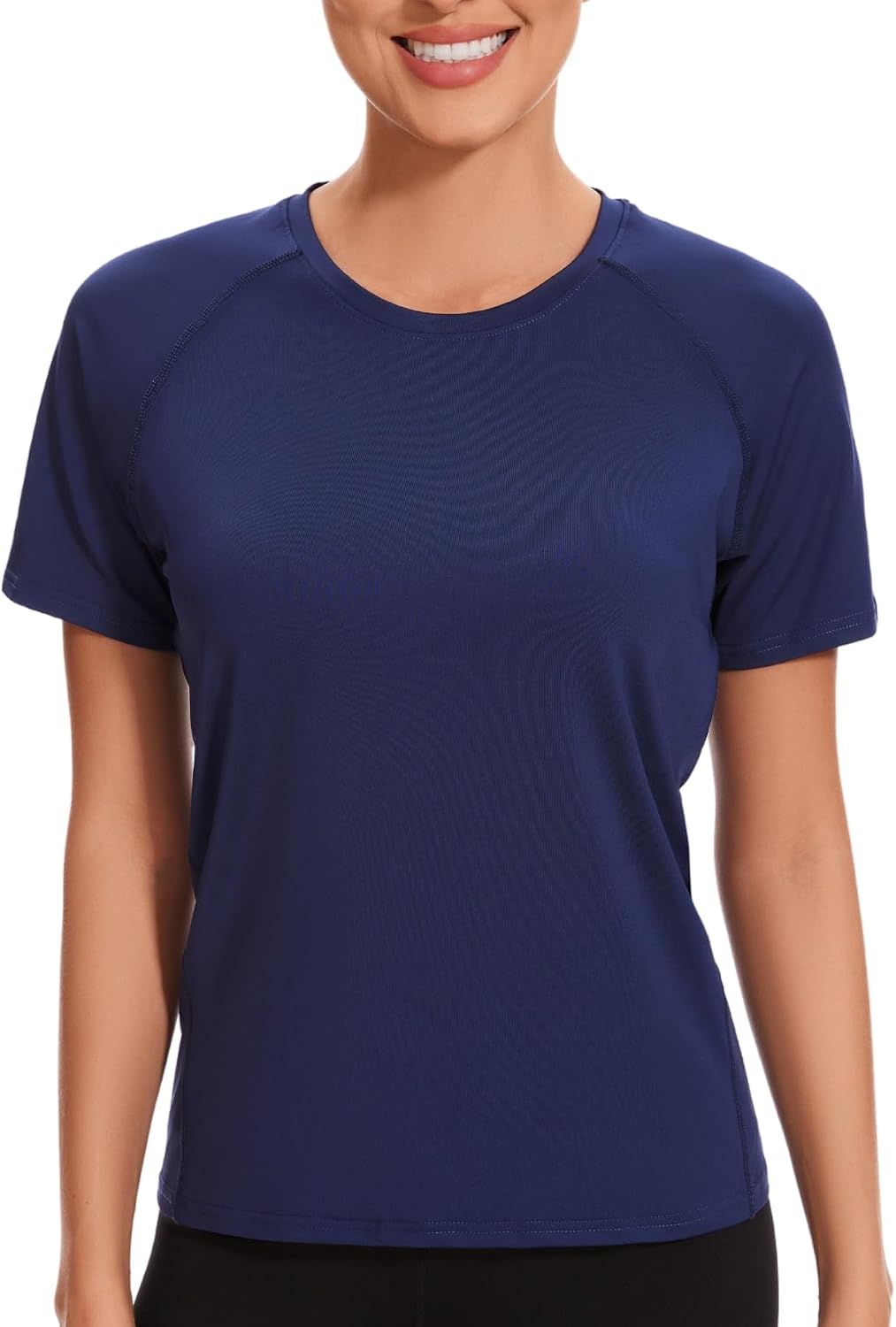 AMZSPORT Women's Short Sleeve Sport T-Shirt Breathable Running Top