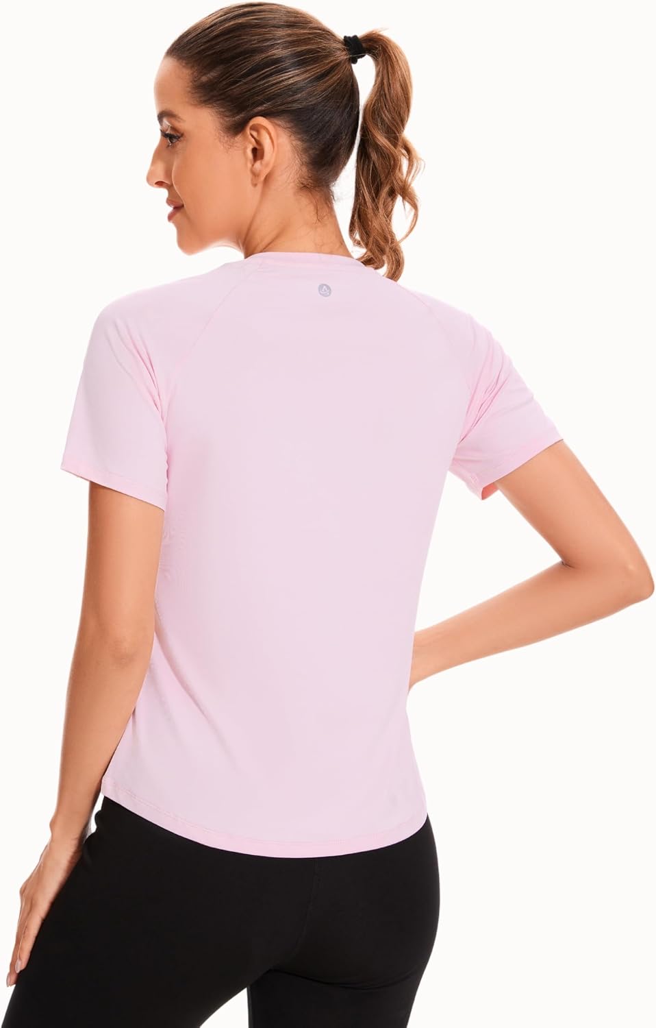 AMZSPORT Women's Short Sleeve Sport T-Shirt Breathable Running Top