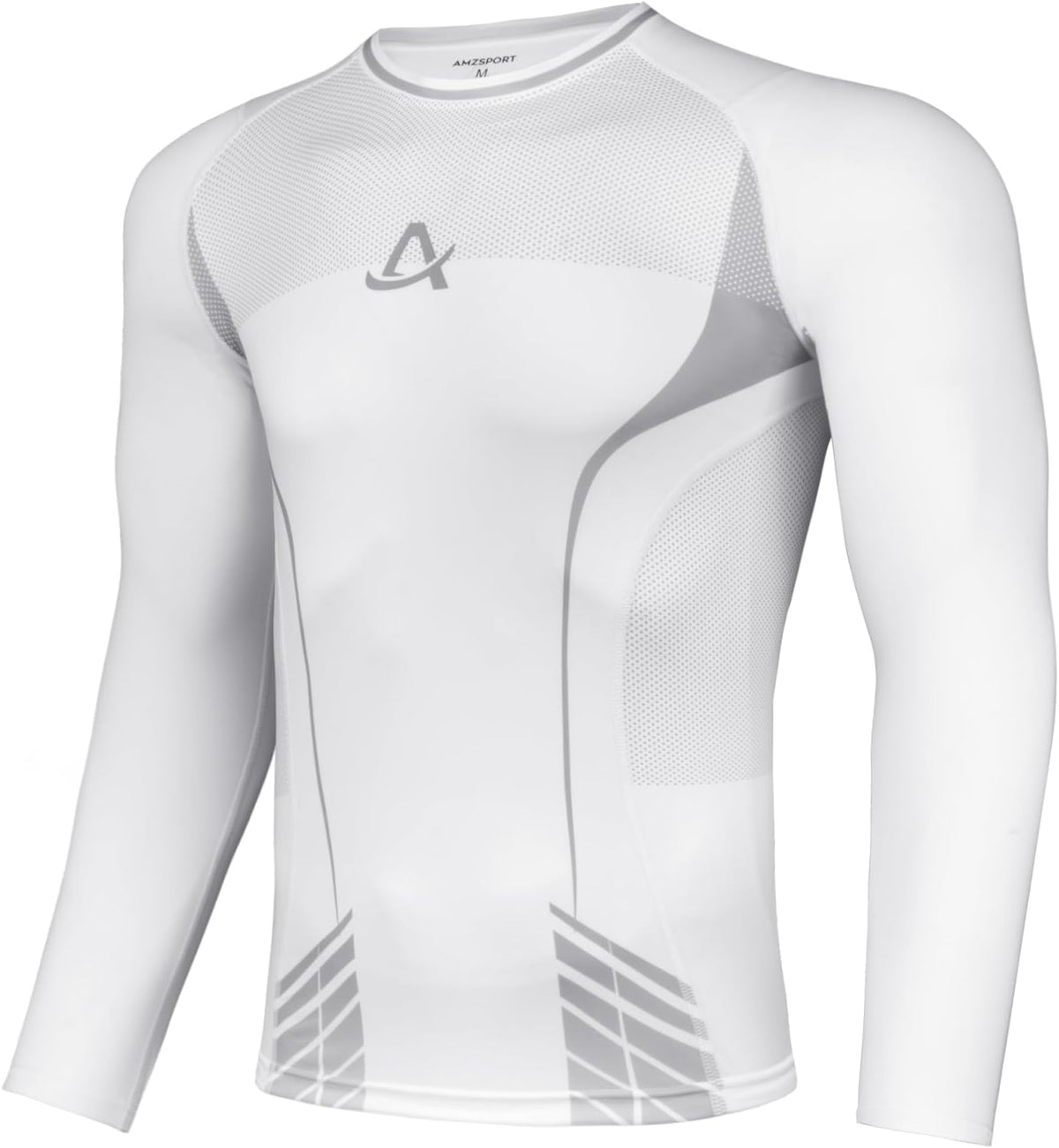 AMZSPORT Men's Long Sleeve Compression Shirt