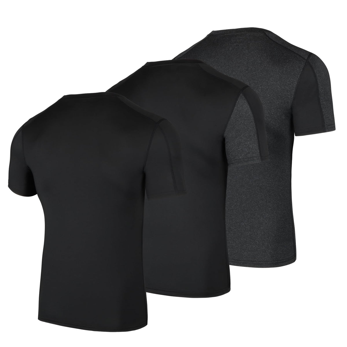 AMZSPORT Men's Compression Shirt, Sports, Quick-Dry, Base Layer Top