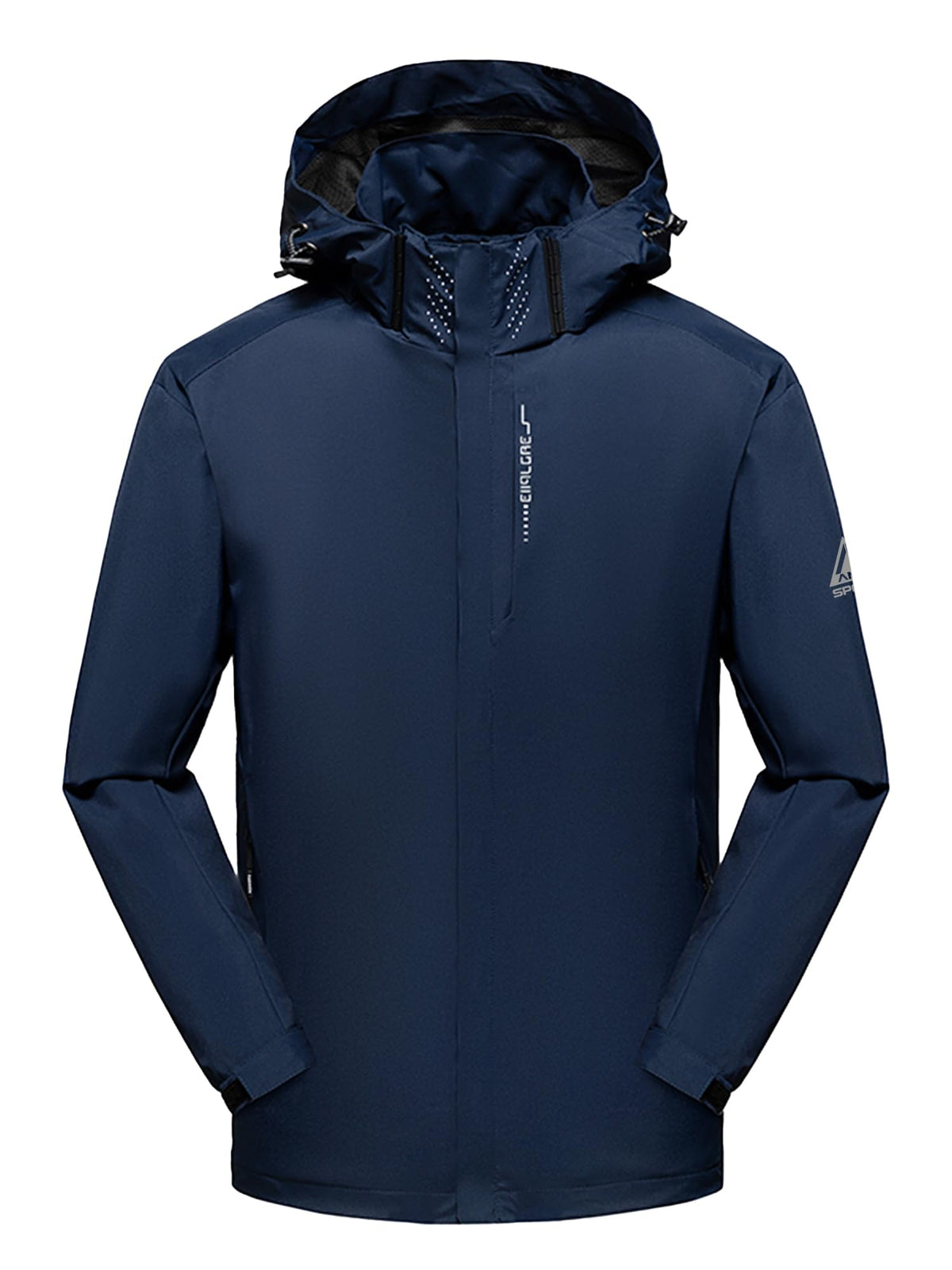 AMZSPORT Men's Hooded Rain Jacket