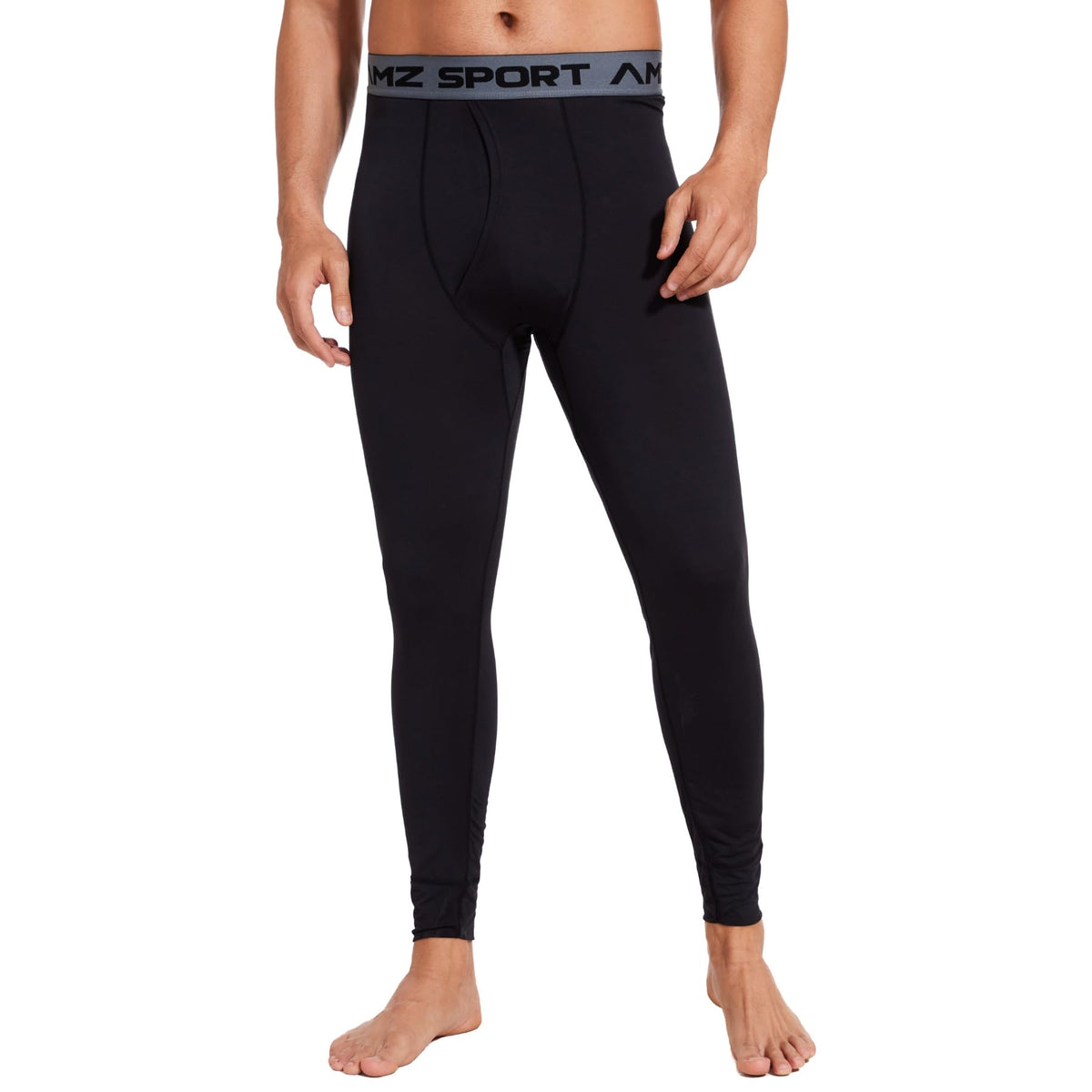 AMZSPORT Men's Thermal Underwear Long Johns Winter Base Layer Pants