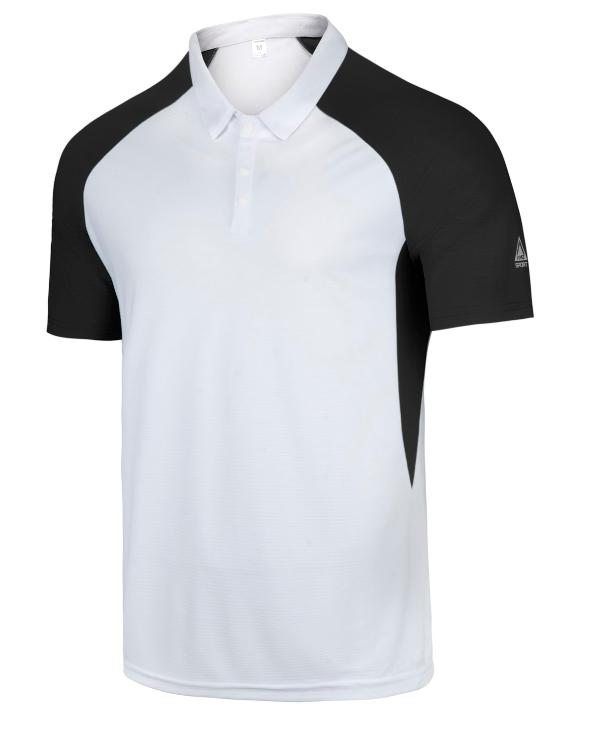 AMZSPORT Men's Short Sleeve Golf Polo Shirt For Tennis Sport