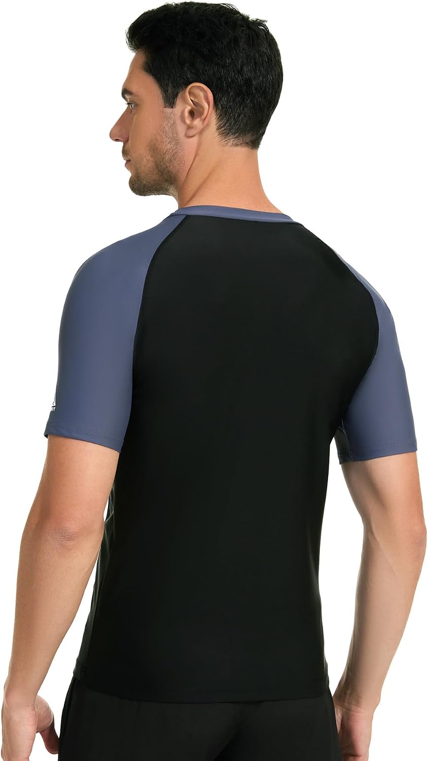 AMZSPORT Men's Rash Guard Shirt, UPF 50+ UV Protection