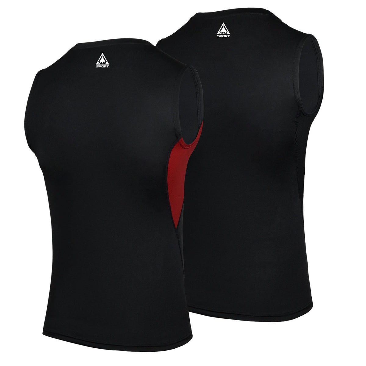 AMZSPORT Men's Sleeveless Compression Tank Top, Breathable