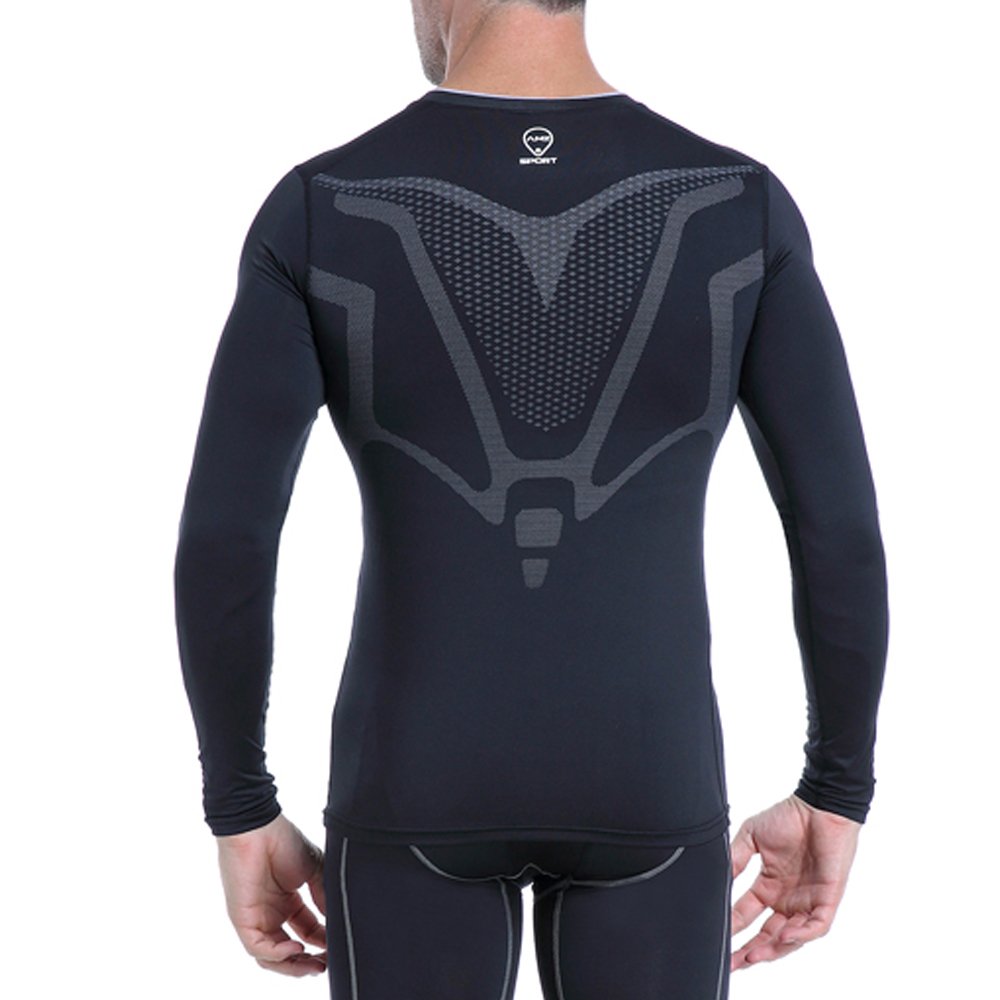 AMZSPORT Men's Long Sleeve Compression Shirt, All-Season