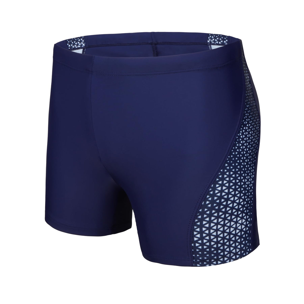 AMZSPORT Men's Tight-Fit Swim Trunks, Water Sports Swimwear