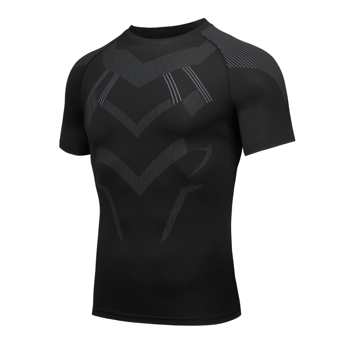 AMZSPORT Men's Compression Shirt, Sports, Quick-Dry, Base Layer Top
