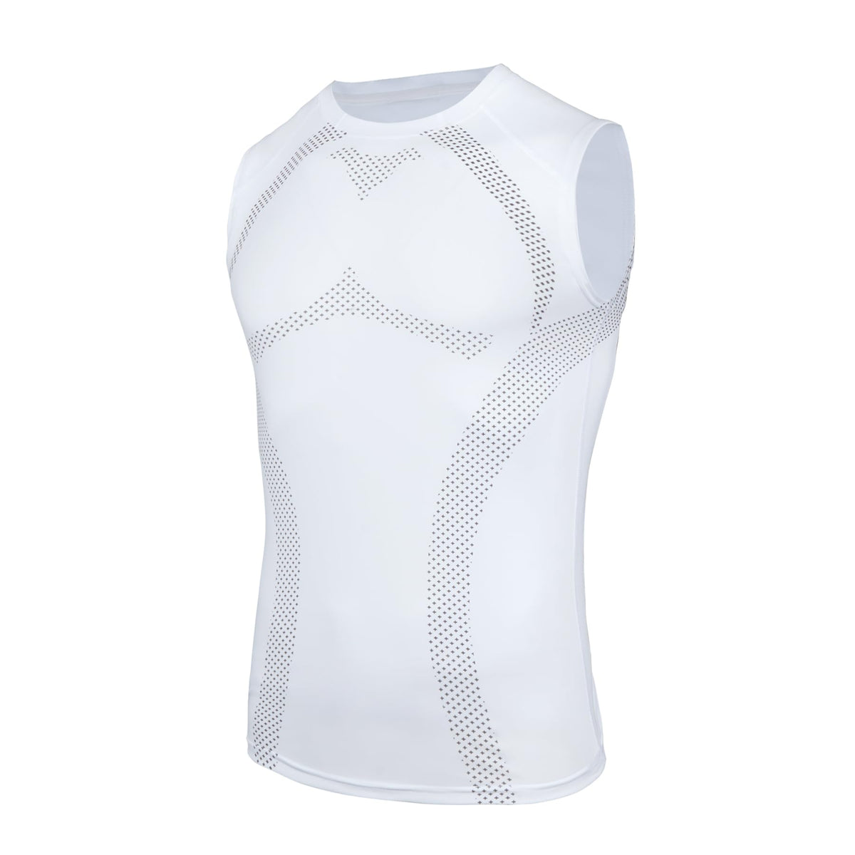 AMZSPORT Men's Compression Sleeveless Shirt, Sports Tank Top