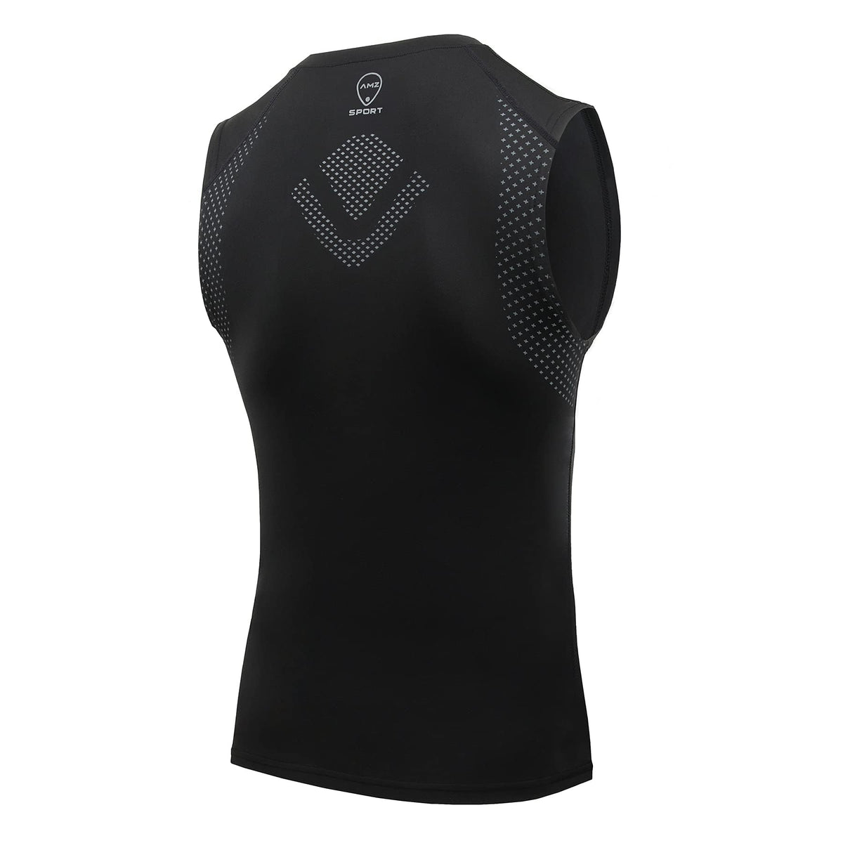 AMZSPORT Men's Compression Sleeveless Shirt, Sports Tank Top