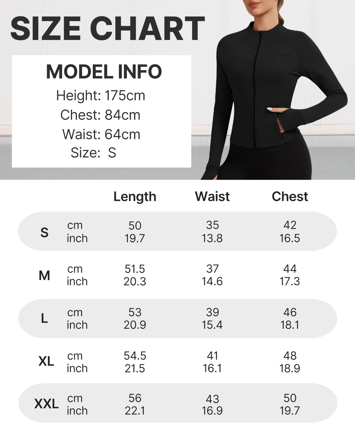 AMZSPORT Women's Running Jacket Slim Fit Training Top Yoga Gym Sport